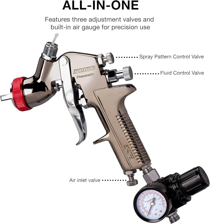NEIKO 31216A Air Spray Paint Gun, HVLP - Image 6