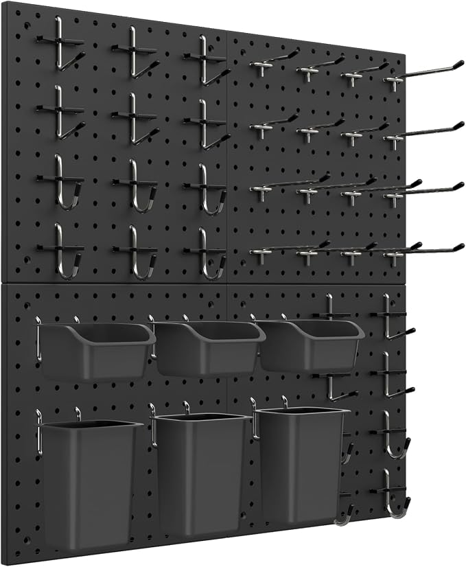 Peg Board Kit, Includes Pegboard and Accessories, by Daanxw