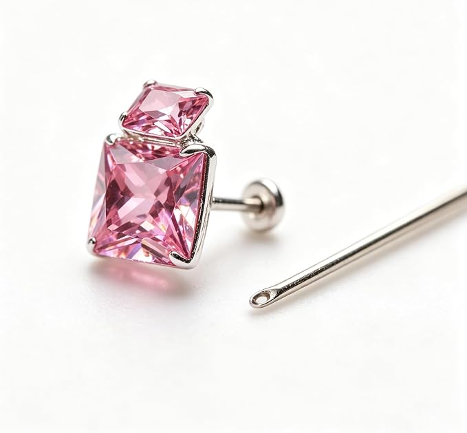 Pink Gemstone Color Cubic Zirconia Loose Beads Unset - Image 5