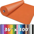 PerkHomy OrangeRed Kraft Paper Roll 36" x 3 by PerkHomy