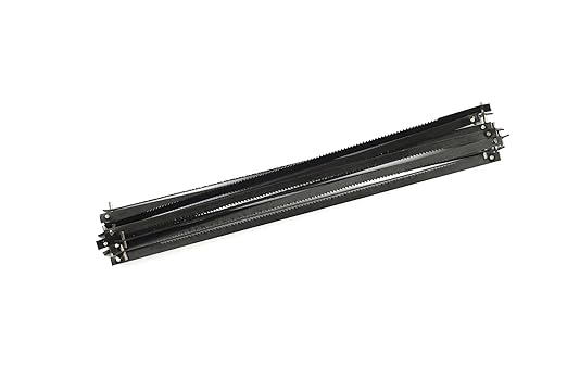5-Inch Scroll Saw Blade Pin End Replacement 36Pack for Wood, High Carbon Steel(28TPI, 12 TPI, 10TPI 12pcs Each)