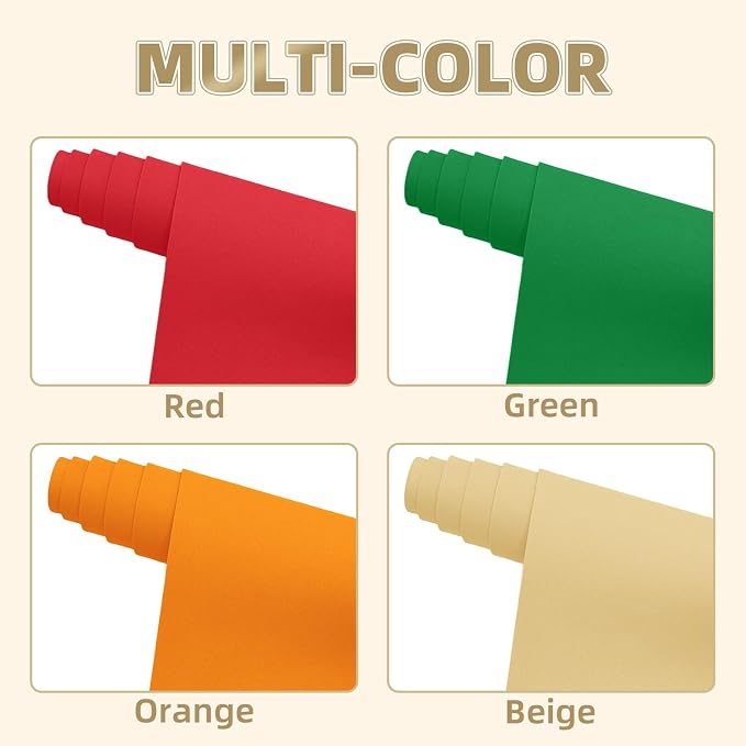 biguphate EVA Foam Roll - 2mm Thick Red Craft Foam Sheets - 15" x 39" Large - Image 3