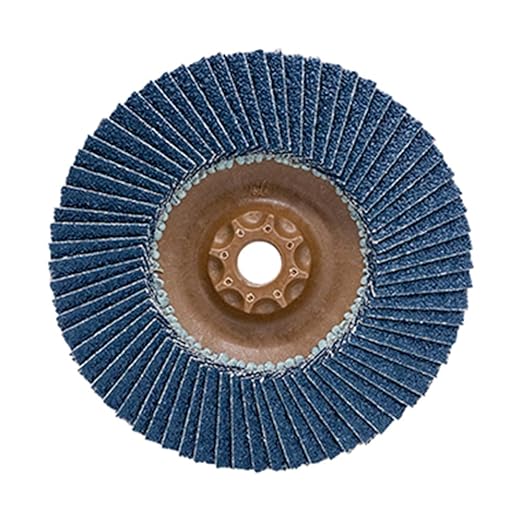 CS Unitec | 93499 | PLANTEX® Spitfire Premium Zirconia Flap Disc - Abrasives for Carbon Steel and Stainless Steel. 6" Diameter, 40 Grit, 7/8" Arbor. (Pack of 10). Made in Germany.