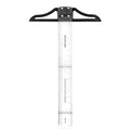 Pacific Arc 36 Inch T Square, Traditional Acrylic Graduated in Inch and Metric, Detachable Head