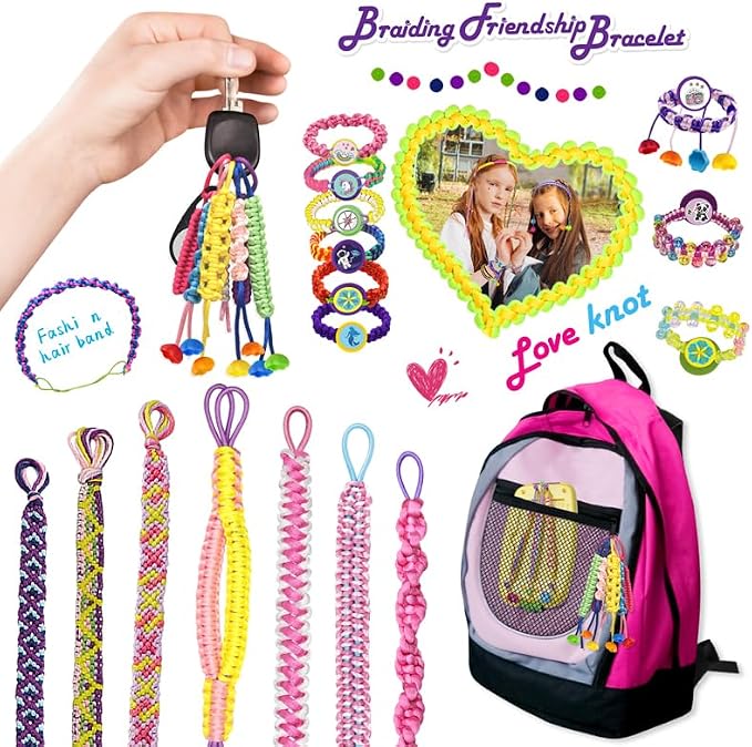 BOLVISEP 2-in-1 Friendship Bracelet Making Kit - Image 5