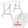 Elevon 6FT Folding Tables – Heavy Duty Portable Foldable Table by ELEVON