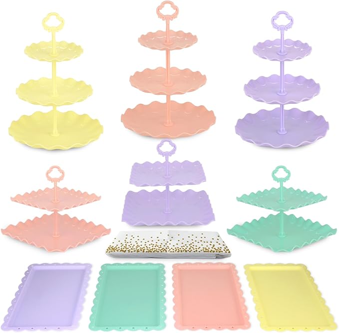 Pack of 11 NWK Cake Stand Set, by NWK