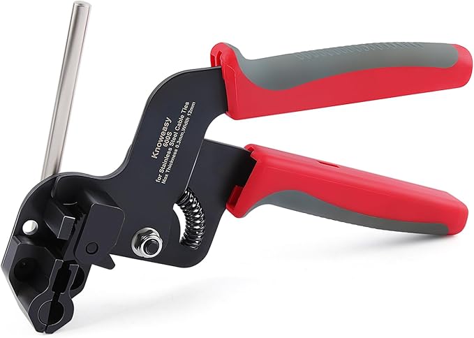 Knoweasy 600S Upgraded Stainless Steel Cable Tie Gun, Cable Tie Tool and Zip Tie Tool Ideal for Engineering, Automotive projects or Home Improvements