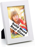 RPJC 4x6 Picture Frames Made of Solid Wood High Definition Glass by RPJC