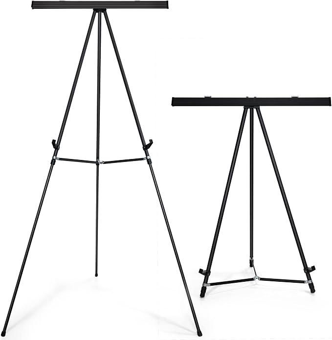 Falling in Art Aluminum Flip Chart Display Easel Stand - Image 8