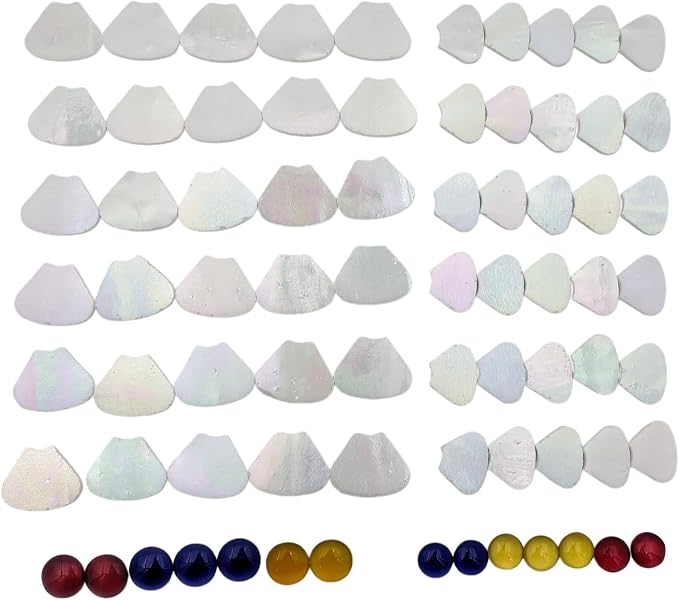 Esweny 12 Flower Stained Glass Mosaic Tiles - Image 6