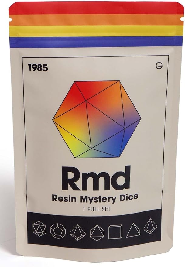 1985 Games Sharp Edge Polyhedral Dice Set – Mystery RPG Dice - Image 2