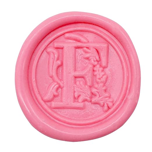 Medieval Initial Alphabet Wax Seal Stamp, Brass Head Wooden Handle, - Image 2