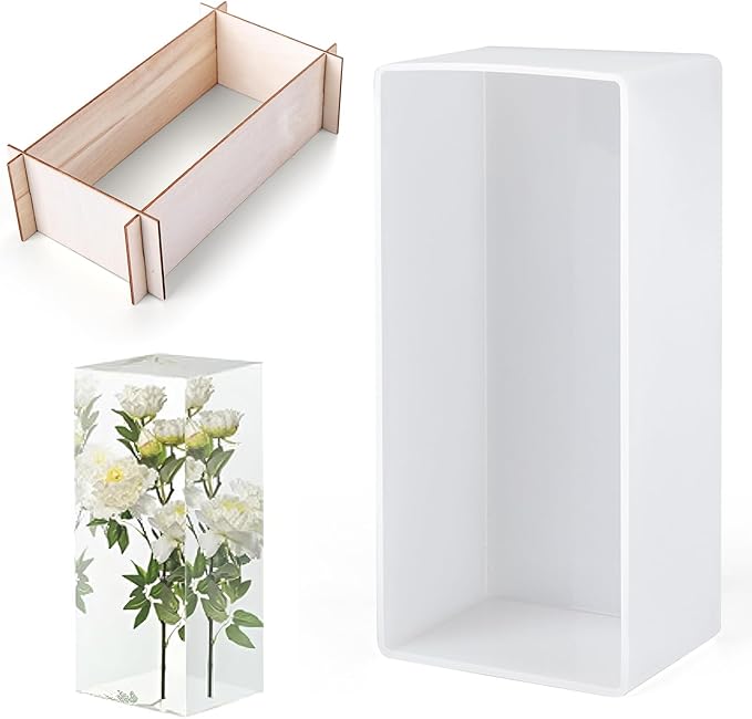 Deep Rectangle Silicone Resin Molds by Unknown