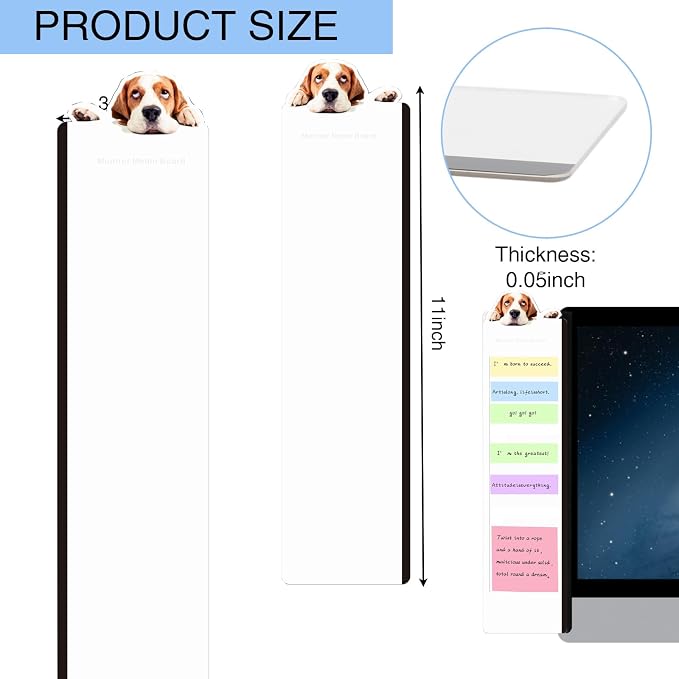 Office Desk Accessories 2pcs Multifunction Computer Monitor Memo Board - Image 2