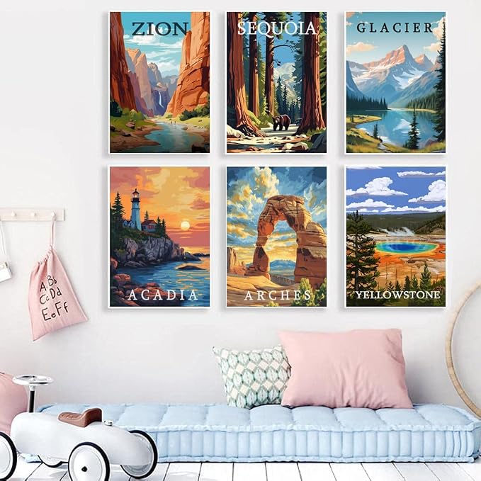 6 Pack Stamped Cross Stitch Kits - Image 2