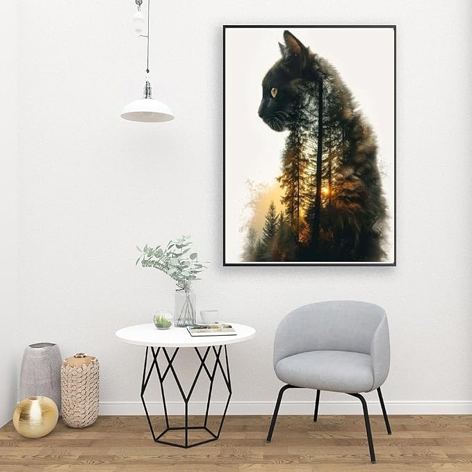 Clendo Forest Cat Paint by Numbers - Image 6