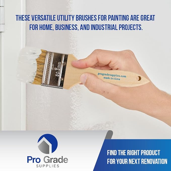 Pro Grade - Chip Paint Brushes - 96 Pack - 2 Inch - Chip Brushes - Versatile - Image 9