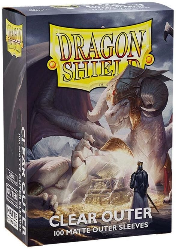 Dragon Shield | Matte Clear Outer Sleeves | 100 CT - Image 2