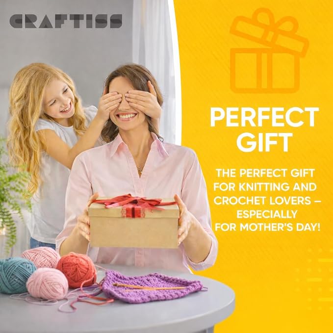 CRAFTISS Crochet Bag Organizer, Yarn Storage Bag - Image 8