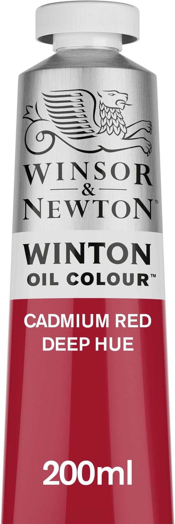 Winsor & Newton Winton Oil Color, 200ml Tube, Cadmium Red Deep Hue by WinsorNewton