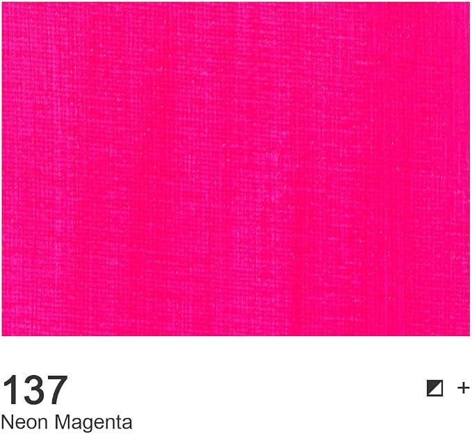 AUREUO Neon Magenta Acrylic Paint, 4 Fl Oz / 120ml Single Tube, Hot Fluorescent - Image 2