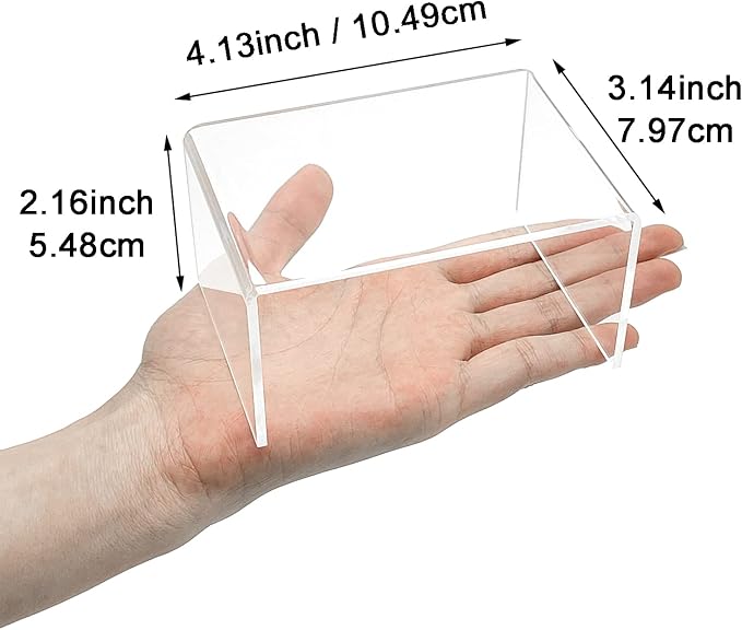 Cerpourt 8Pcs Acrylic Display Risers Clear Product Stand, Cupcakes Holder - Image 4