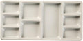 MEEDEN 9-Well News Ceramic Rectangle Artist Paint Palette by MEEDEN