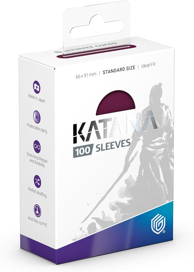 Ultimate Guard Katana Card Sleeves: 100 Standard Size TCG Sleeves, 66 x 91mm - Image 2