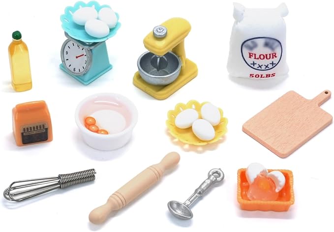 1:12 Scale Miniature Dollhouse Kitchen Baking Accessories - Image 6