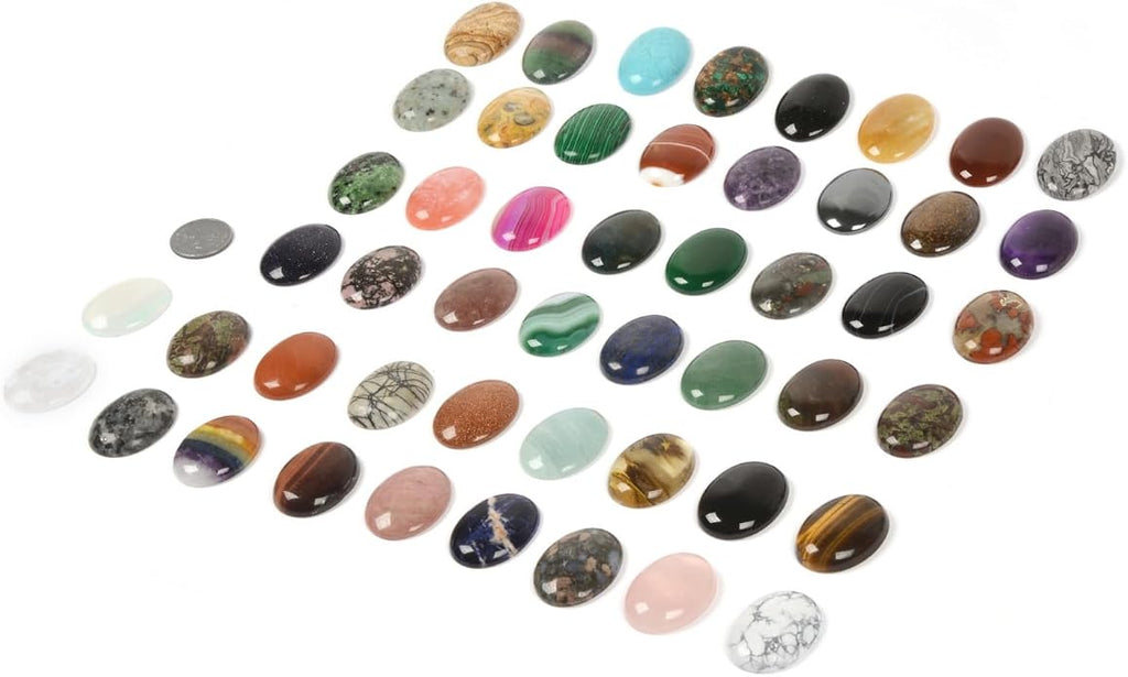Wholesale Lot Multi-color Gemstone Round Oval Cab Cabochon - Image 3