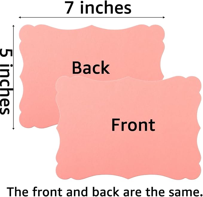 50 Pack Blank Kraft Greeting Cards, 5 Colors, 5x7IN | Thick Cardstock Paper - Image 2