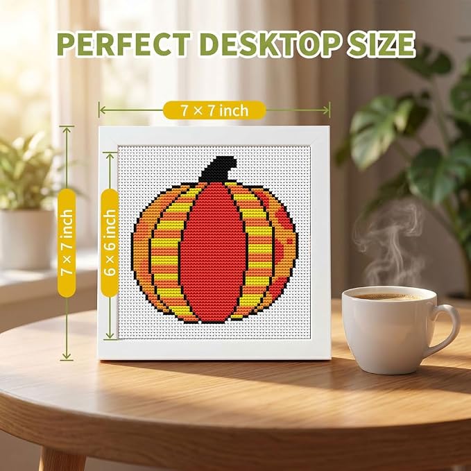 WUSARPLY Halloween Stamped Cross Stitch Kits - Image 3