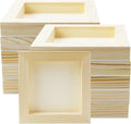 FSWCCK 10 Pack 5 x 5 inch Wood Panel Boards, Unfinished Wood Canvas Panels by FSWCCK