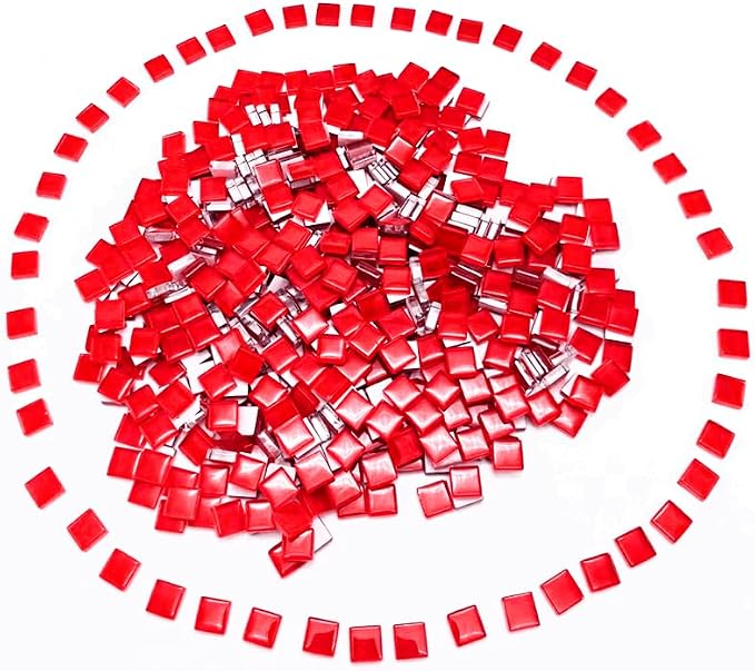 500G/ 1.1LB Bulk Crystal Mosaic Tiles by Hozzwhoo