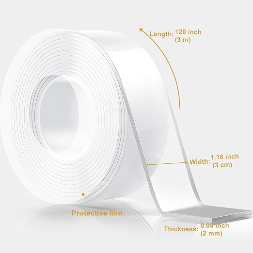 WINNOW Double Sided Heavy Duty Extra Strong Adhesive Tape - Image 2