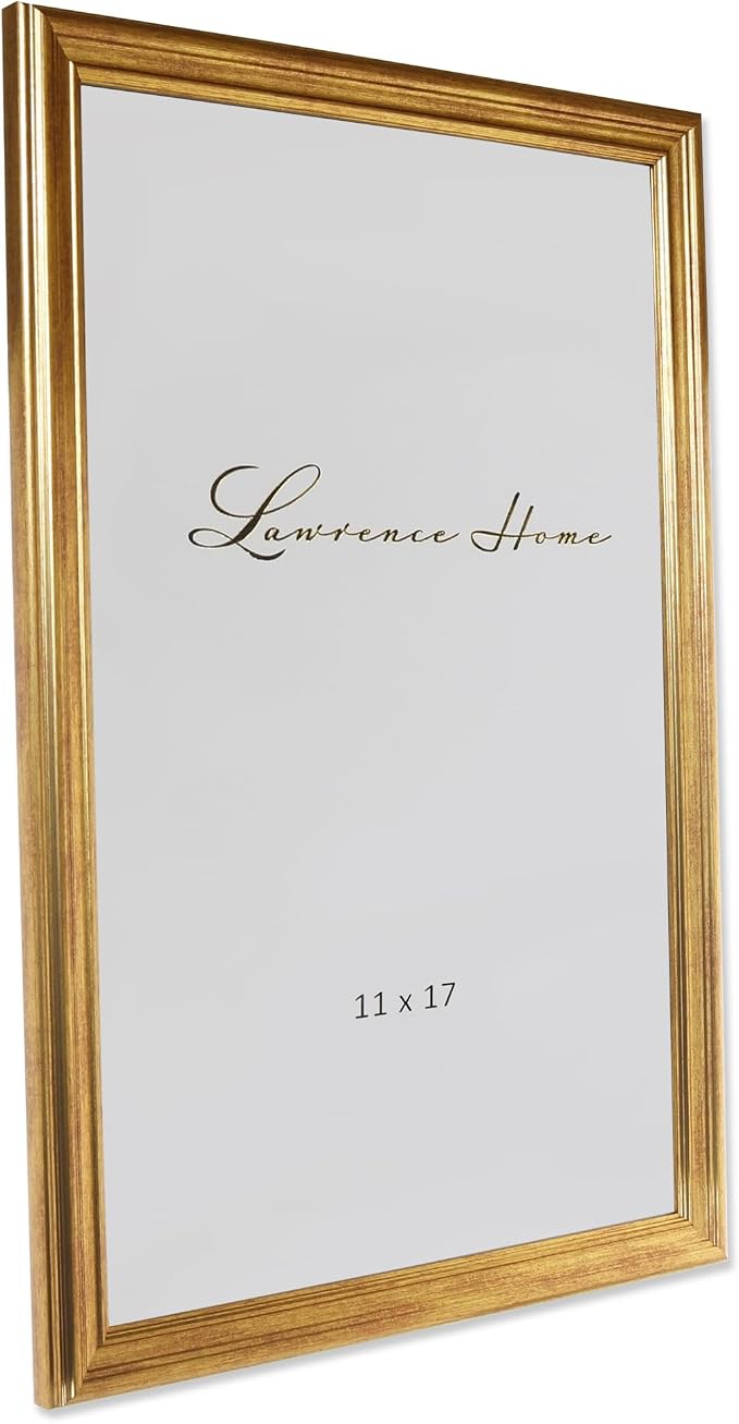 Lawrence 536217 11x17 Sutter Burnished Gold Picture Frame - Image 3