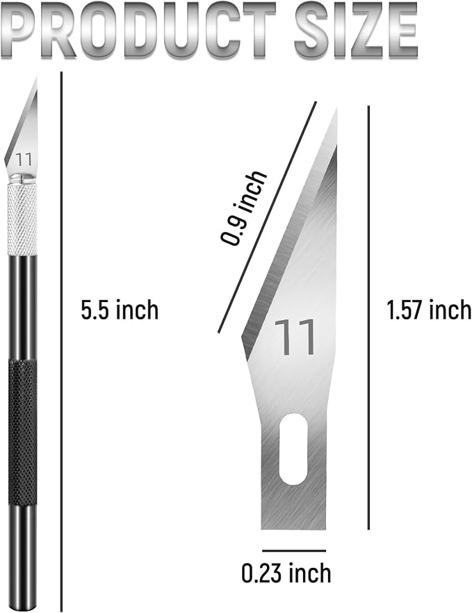 Jetmore 10 Pack Exacto Knife Set, Precision Hobby Knife - Image 2