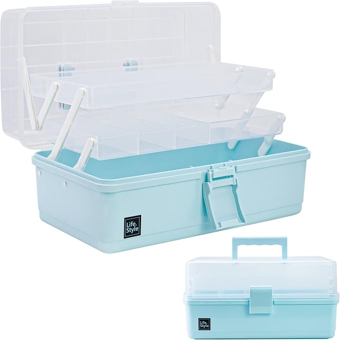 Creahaus 13 inch Art Craft Organizer Storage Box by Creahaus