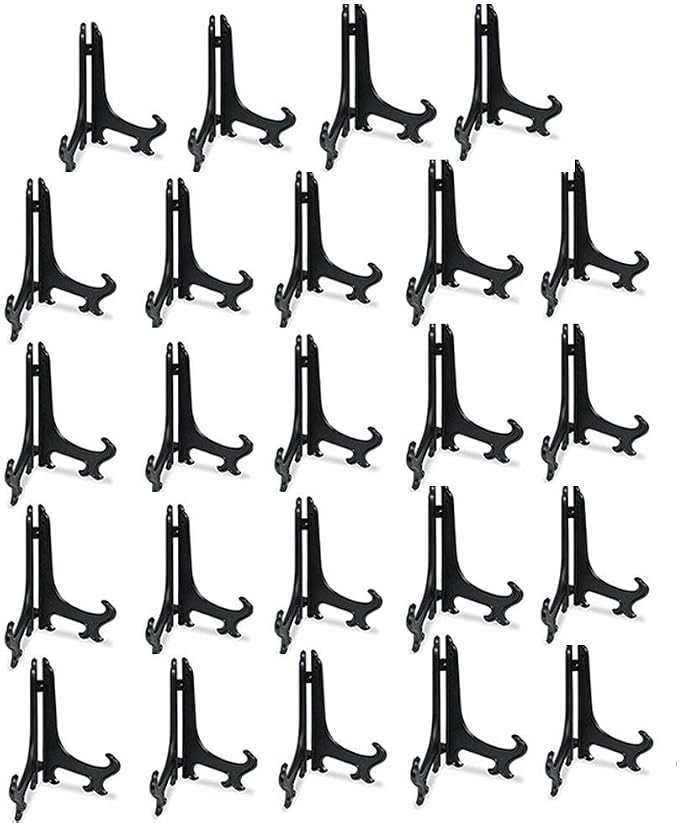 Artliving 6 Inch Acrylic Card Display Stands, Small Plastic Easels and by Artliving