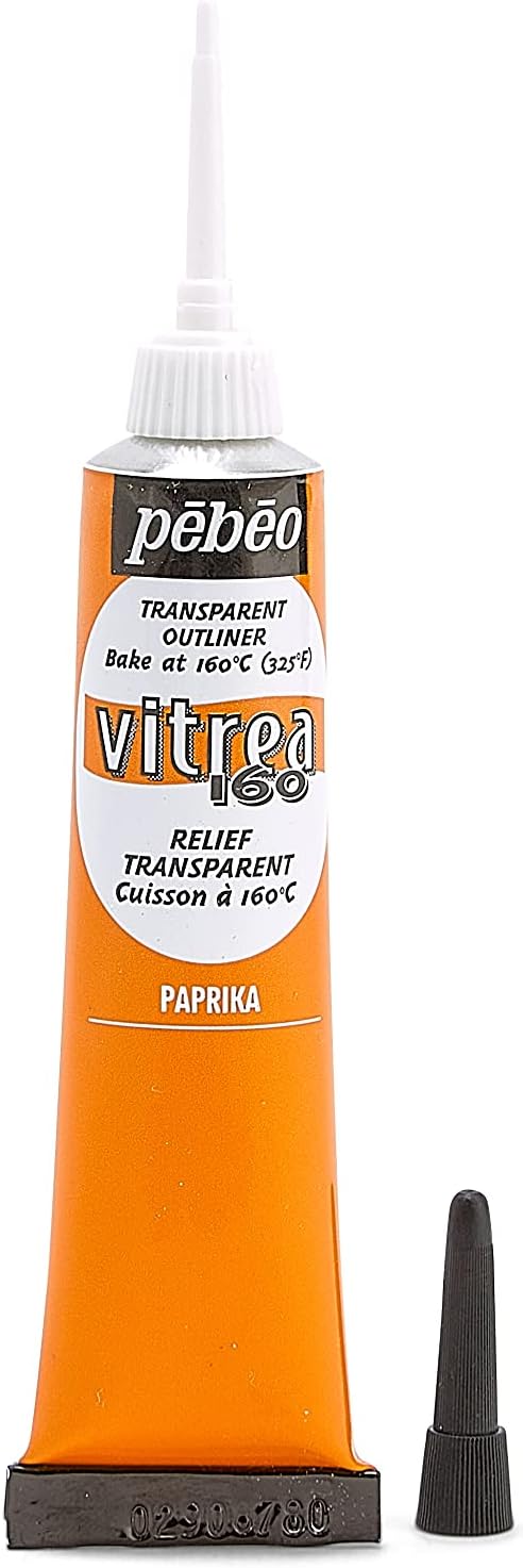Pebeo Vitrea 160, Glass Paint Outliner, 20 ml Tube - Image 12