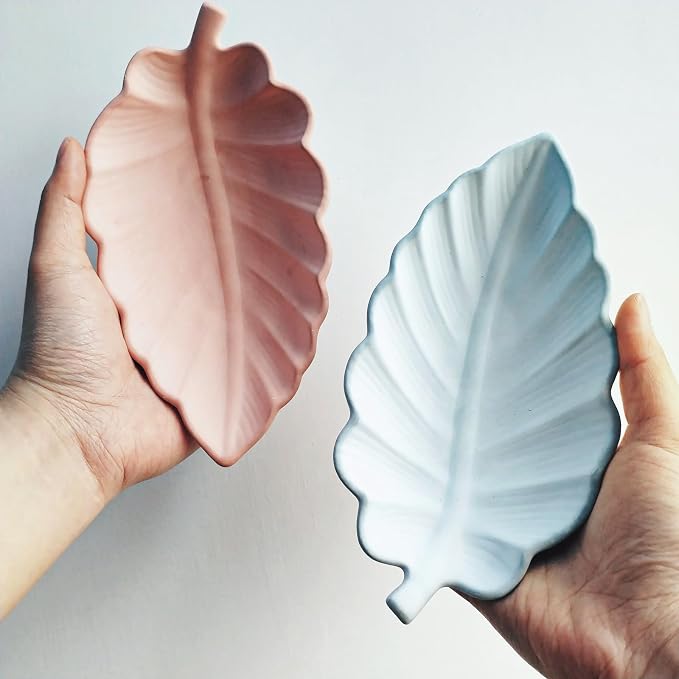 Wehous Resin Tray Molds Leaf Tray Silicone Resin Mold Irregular Jewelry Plate - Image 5