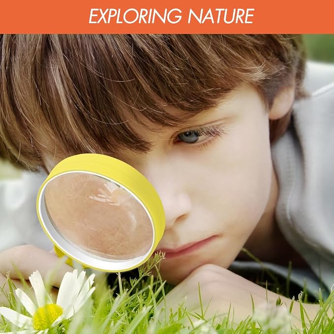 Leffis 4 Pack Magnifying Glass, 10X Non-Slip Handheld Reading Magnifier - Image 7