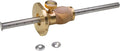 Wheel Marking Gauge Kit with 2 Extra Cutter Wheels, Anti Roll Brass Head with Hornbeam Wood Holder, Metric and Imperial Micro Adjuster Ruler, Woodworking Tools Scriber for Woodwork