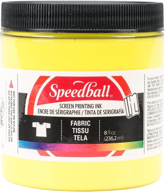 Speedball 045652 Fabric Screen Printing Ink, 8 fl. oz., Process Yellow by SpeedballArt