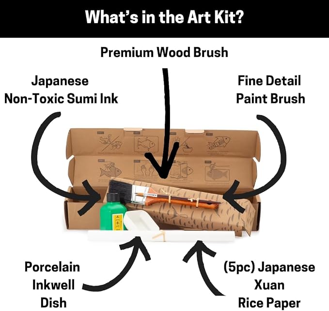 Iko Print Gyotaku Fish Printing Art Kit - Image 2