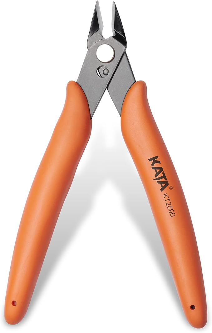 KATA Mini Flush Cutters, 5-Inch Wire Cutters Plier by KATA
