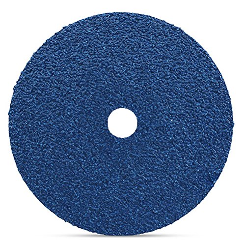 BHA Zirconia Resin Fiber Grinding and Sanding Discs, 7” x 7/8”, 60 Grit - 25 Pack