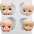 Baby Face Clay Mold Doll Face Silicone Molds by Unknown