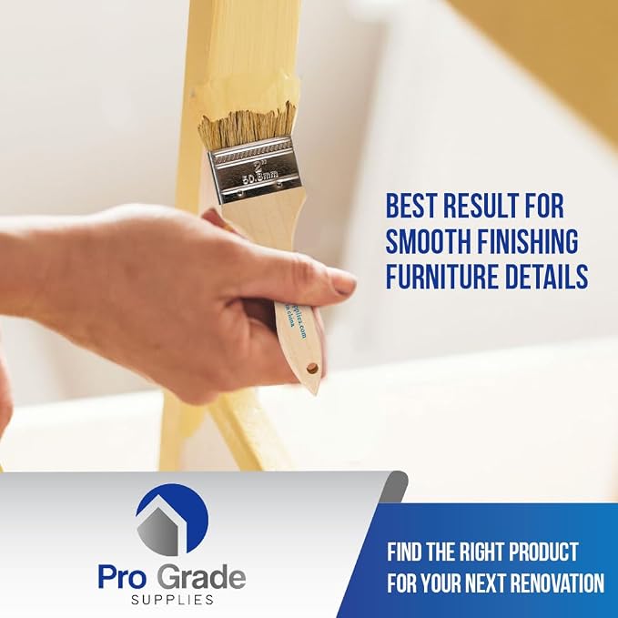 Pro Grade - Chip Paint Brushes - 96 Pack - 2 Inch - Chip Brushes - Versatile - Image 2
